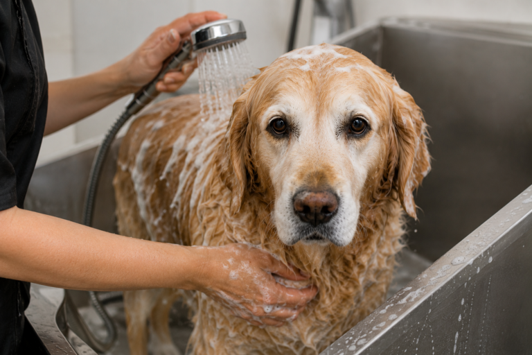 Bathing a Senior Dog: What You Need to Know