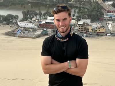 foto van mezelf peru zand